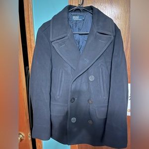 Ralph Lauren Wool Peacoat Navy